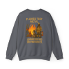 Flames Test Metal Courage Defines the Firefighter Crewneck Sweatshirt
